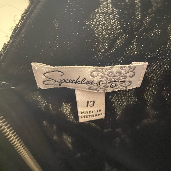 Formal Lace Black Dress - Picture 3 of 3